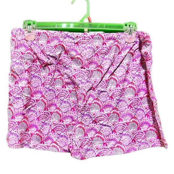 NWT Simply Southern Women’s T-Shirt Shorts‎ Pajama Set Purple Seashells XL - Picture 8 of 10